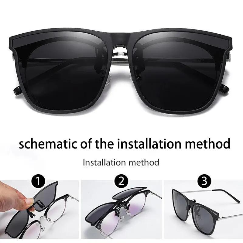 Lunettes de conduite nocturne polarisées pour pêcheurs - Vision nocturne et anti-éblouissement