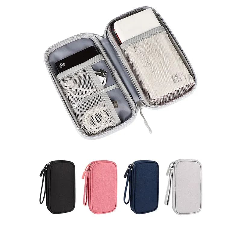 Organisateur de câbles portable étanche, étui Oxford pour power bank, câbles numériques et écouteurs - rangement pratique