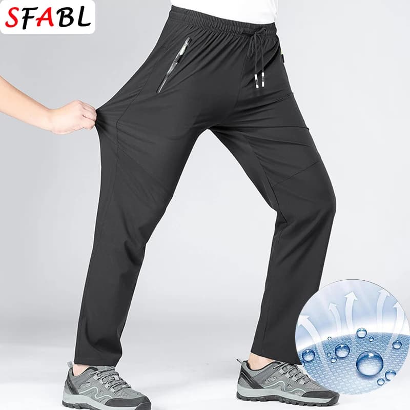 Pantalon randonnée pêche 5XL stretch homme - Séchage rapide et poches zippées pratiques