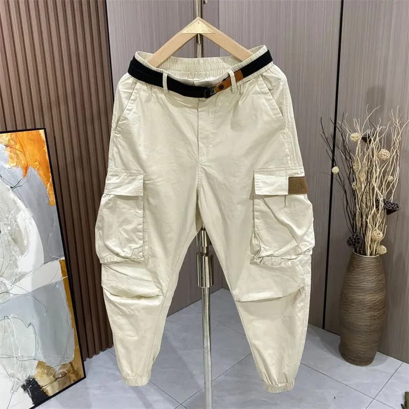 Pantalon harem fashion confort élastique poches cargo - Vêtements pêche décontractée