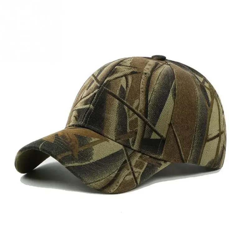 Casquette baseball camouflage été pêche randonnée - Protection UV ajustable chasse activités jungle