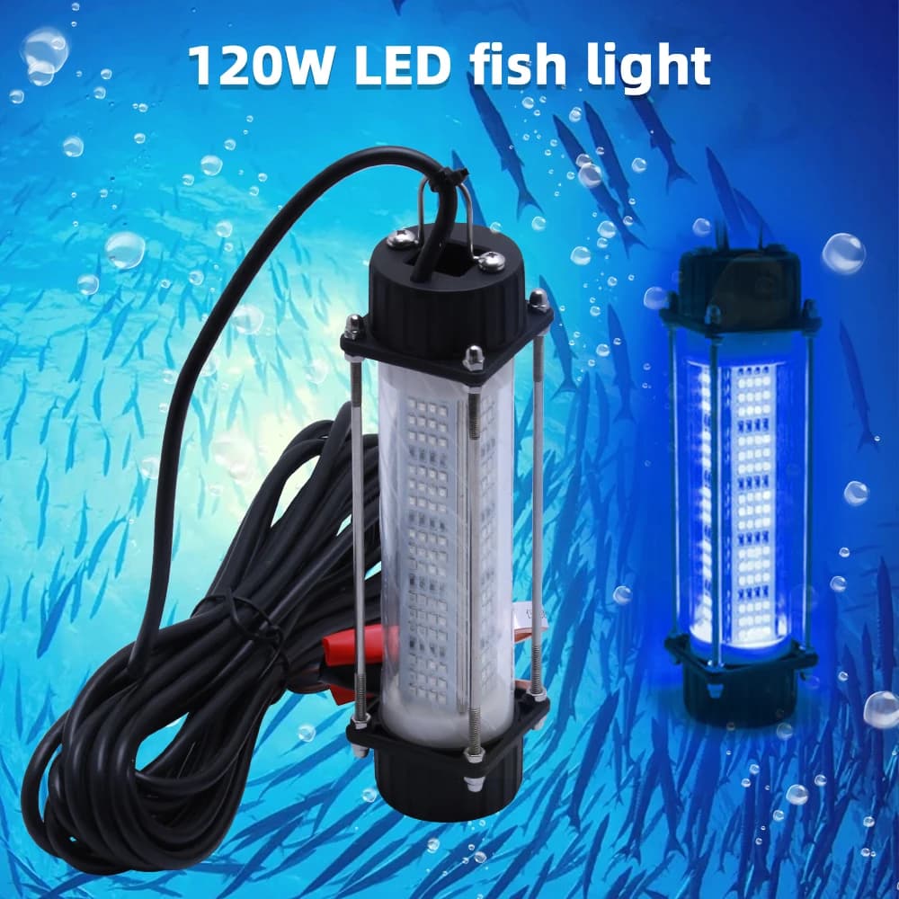 Lampe de pêche puissante à large spectre pour attirer efficacement les poissons