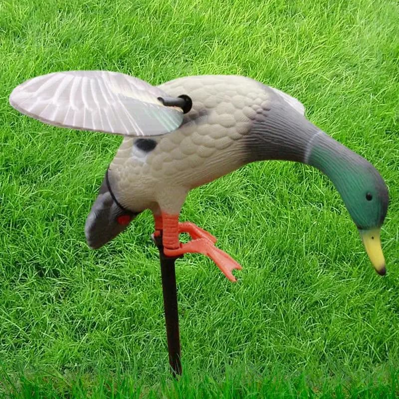 Leurres canards colverts à ailes tournantes avec télécommande - Motion powered pour chasse efficace