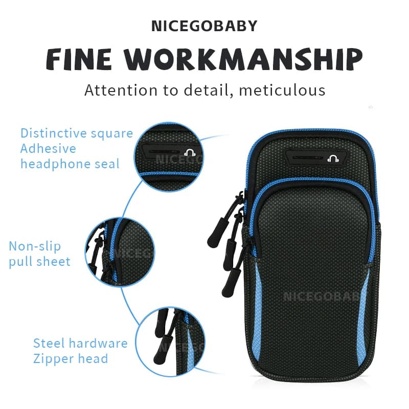 Brassard running téléphone étanche léger pour sport outdoor hommes femmes accessoire sportif