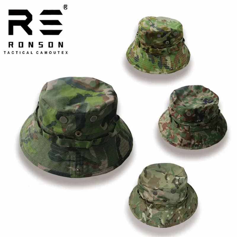 Chapeau camouflage neige Rhodesian Big Five été pêche camping protection solaire bennie tactique