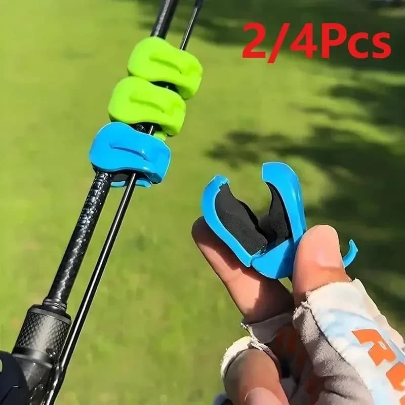 Clip fixation rapide canne pêche 2/4 pièces portable détachable pour pêche plage
