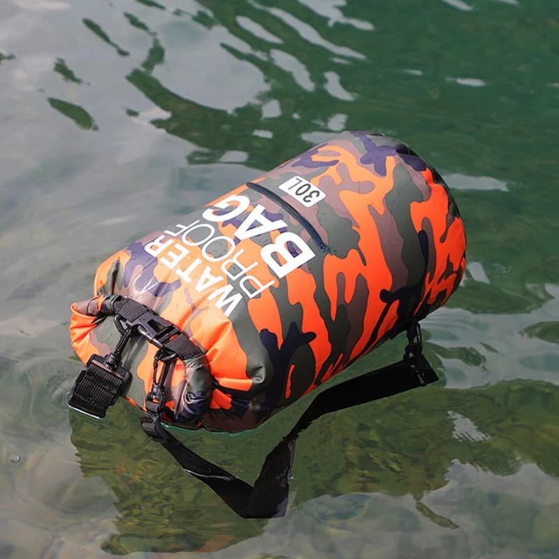 Sac à dos étanche 30L 15L poche séparation humide kayak bateau natation sports extérieurs XAZ9