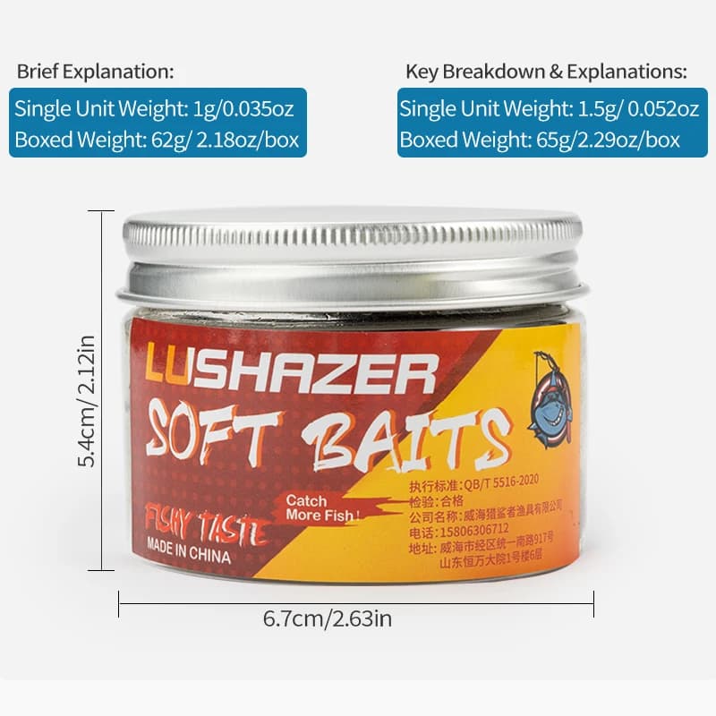 Leurres souples escargots flottants TPE 30 pièces 16mm 1g/1.5g pour pêche carnassiers réalistes