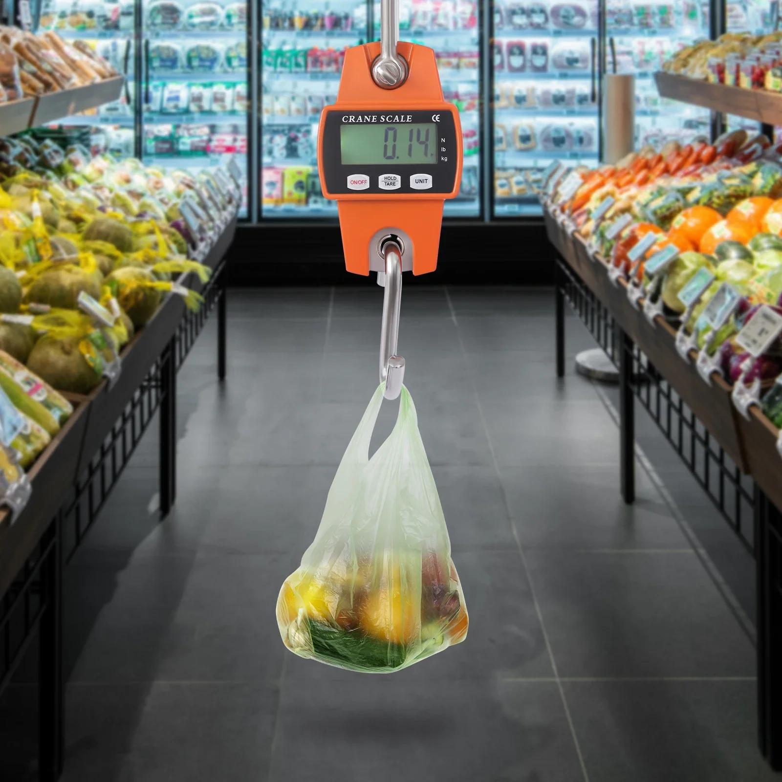 Balance gru électronique 300kg pêche LCD alarme surcharge unités kg/lb/n