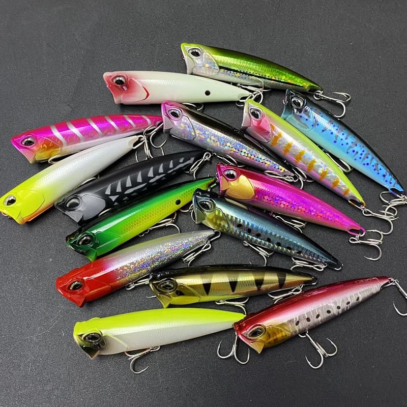 Leurre Topwater Big Popper 118mm 26g - Appât dur flottant pour pêche en mer et trolling
