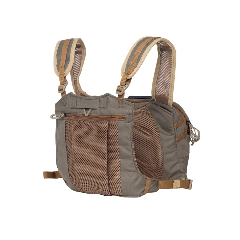 Sac poitrine léger pour pêche à la mouche avec poches organisatrices et harnais réglable