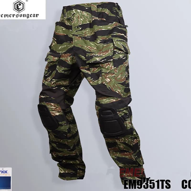 Uniforme tactique Emersongear G3 camouflage Iraq Tabby - Tenue combat professionnelle pour pêche tactique