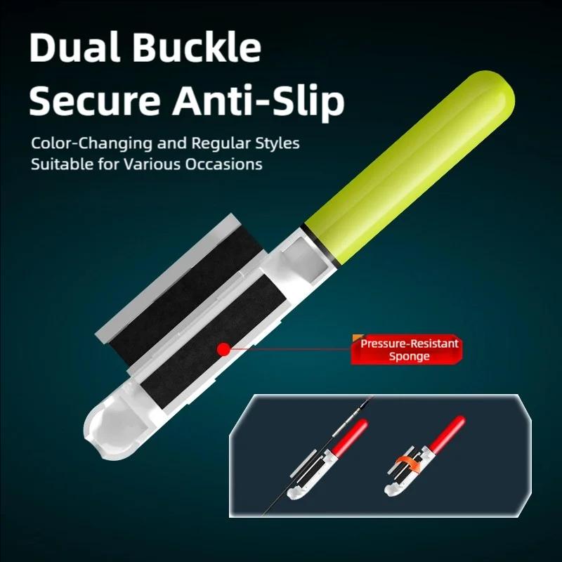 Lumière électronique LED amovible étanche pour canne à pêche - Accessoire nuit pêche rocheuse CR425