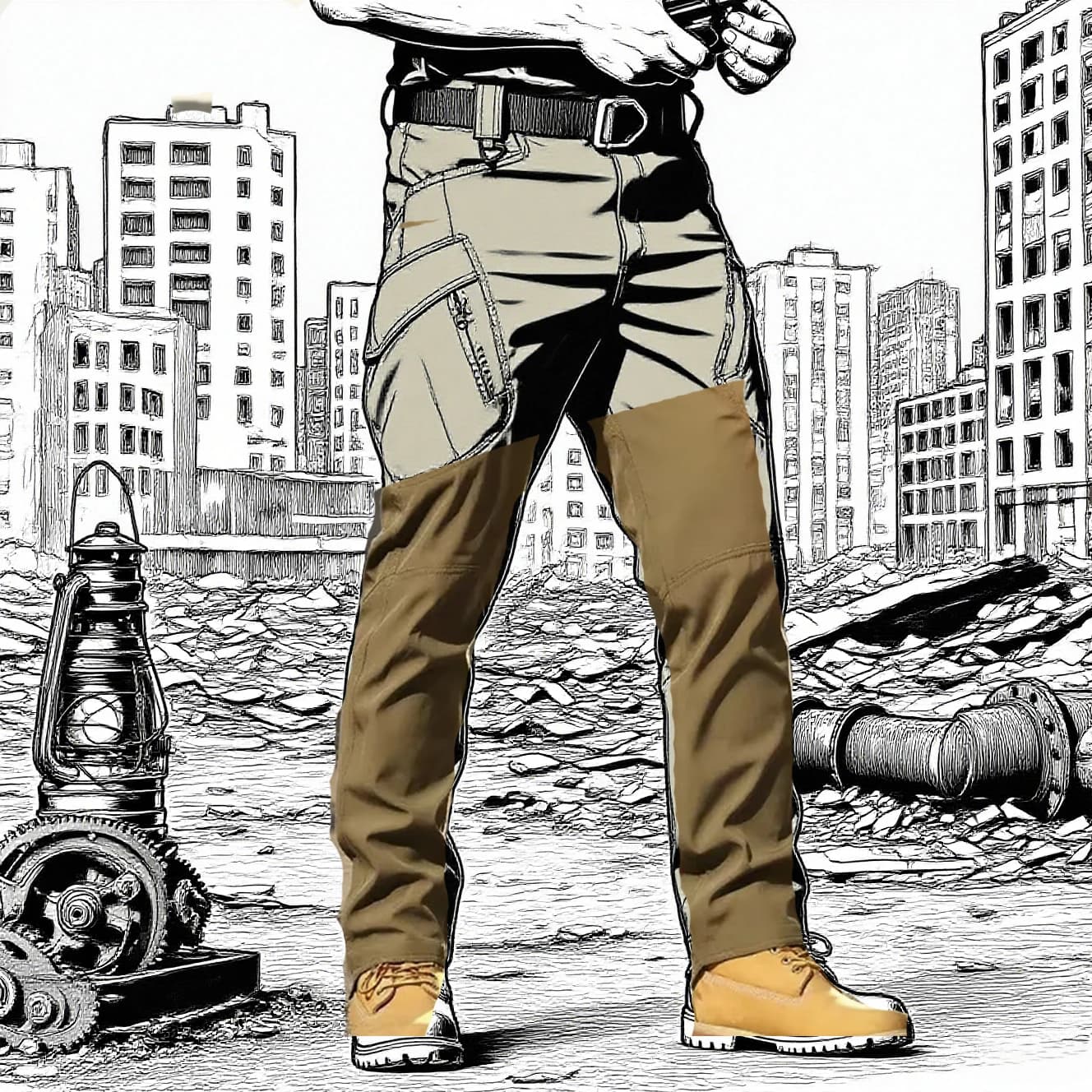 Pantalon tactique consul printemps automne 2025 - Élastique spécial forces pour pêche