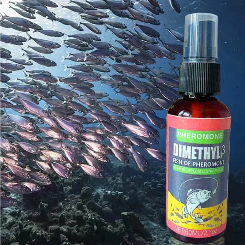 Spray attractant phéromones poissons - Appât liquide carpe crucian hareng pêche rivière sauvage