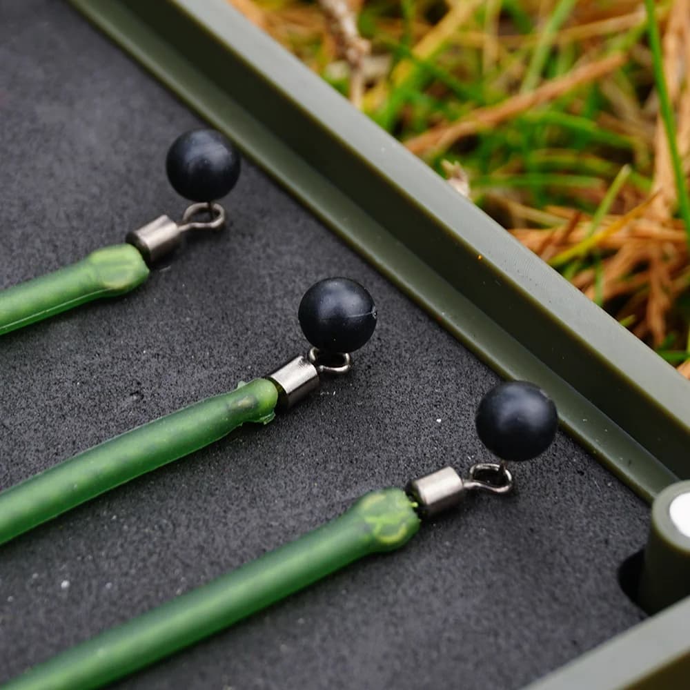 Porte-montages Hirisi rig wallet boîte rangement bas de ligne zig chod stiff hair rig pêche carpe