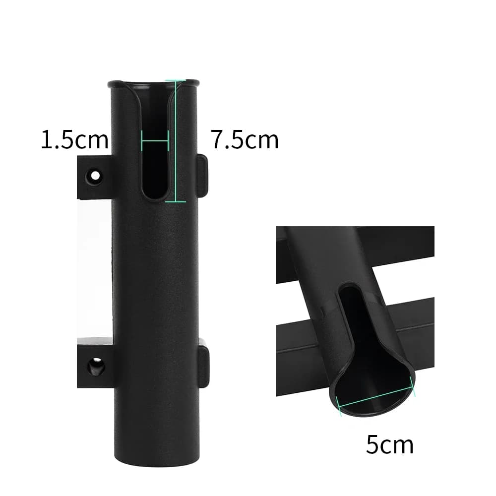 Support de canne à pêche bateau ABS étanche - Porte-canne yacht robuste pour pêche en mer sportive