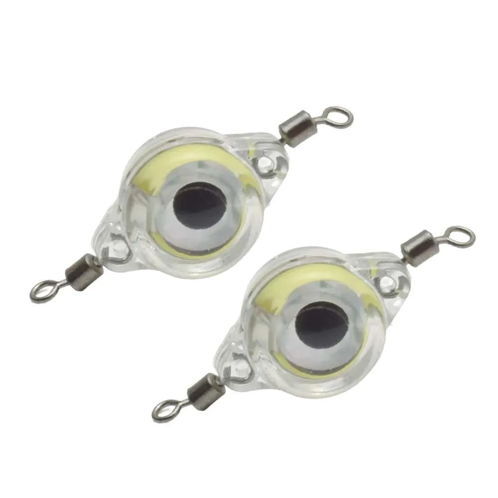 Lampe leurre LED mini œil de poisson - Appât clignotant submersible étanche équipement pêche