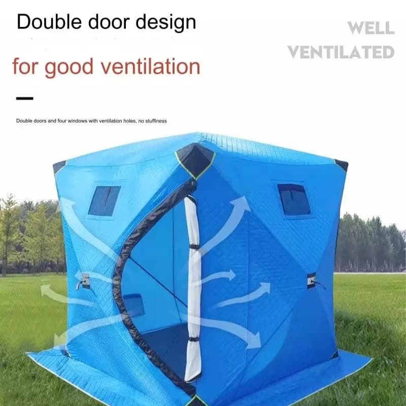 Tente de pêche sur glace étanche hiver camping équipement pêche hivernale extérieur waterproof