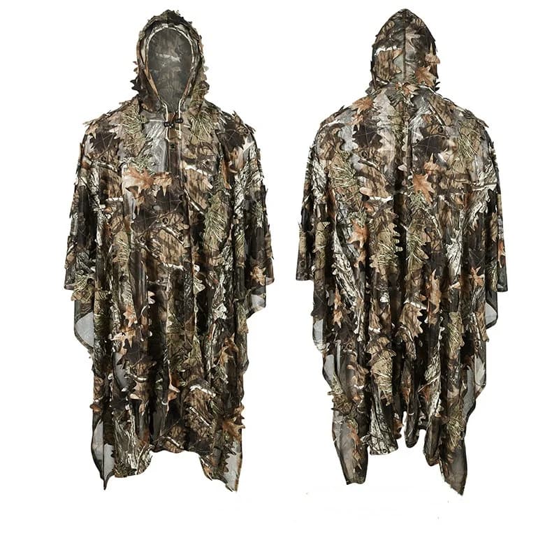 Vêtements chasse camouflage bionique 2.0 Ghillie - cape tactique photo oiseaux airsoft pêche