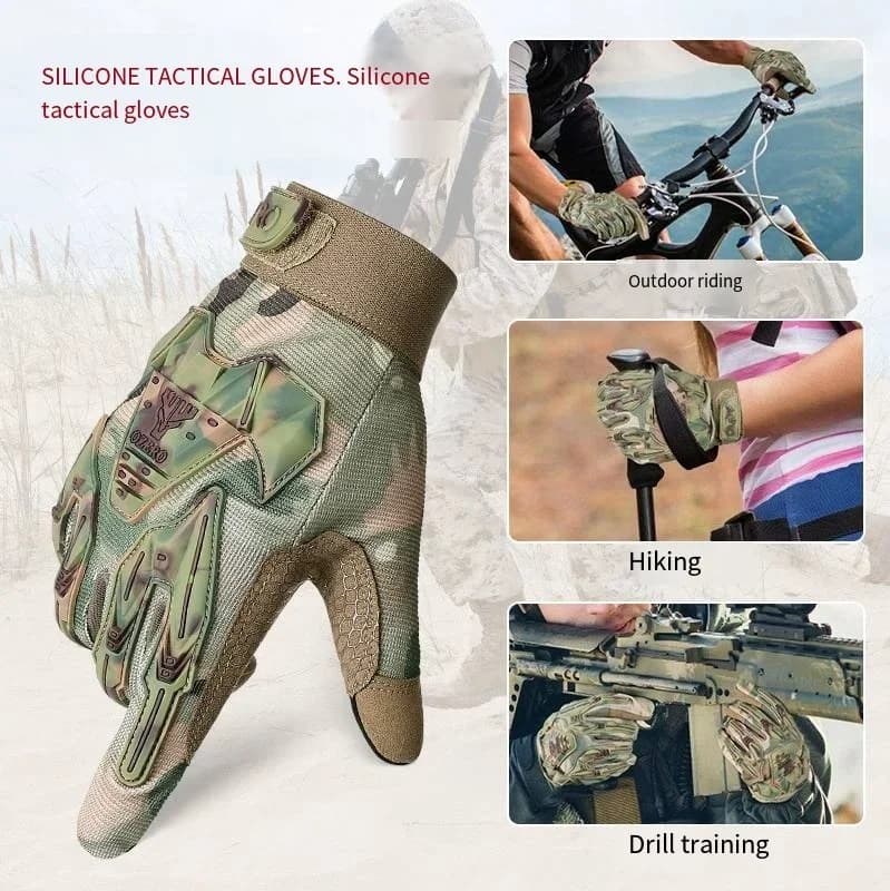 Gants tactiques 2025 nouvelle génération anti-perforation anti-choc dos main pêche