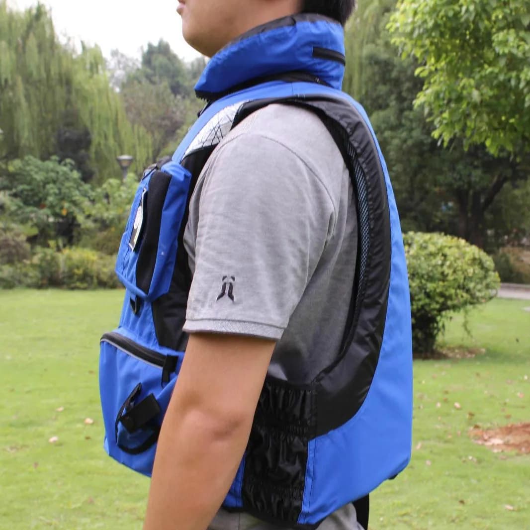 Veste de sécurité pêche nautique 2026 - Gilet de sauvetage respirant à séchage rapide pour navigation