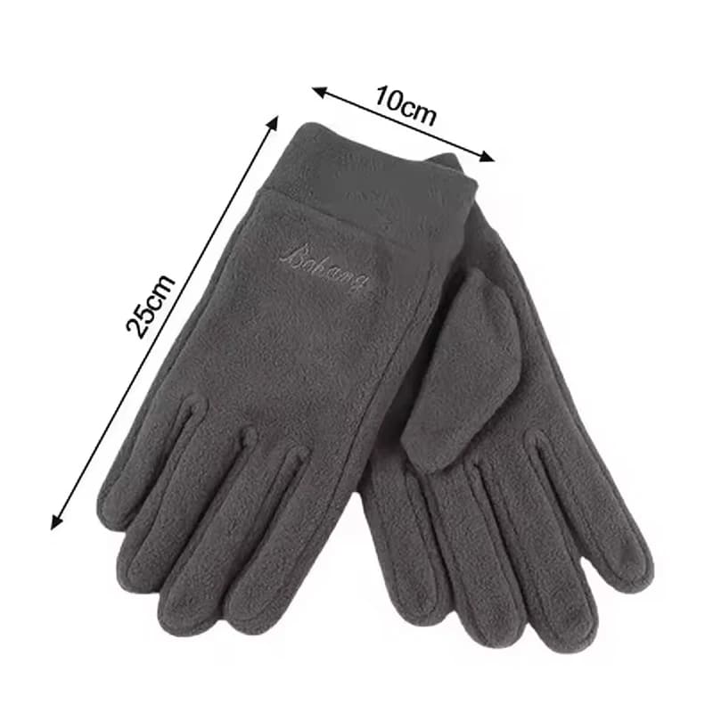 Gants hiver épais thermiques polaire pleine main résistance froid vent ski vélo hommes femmes