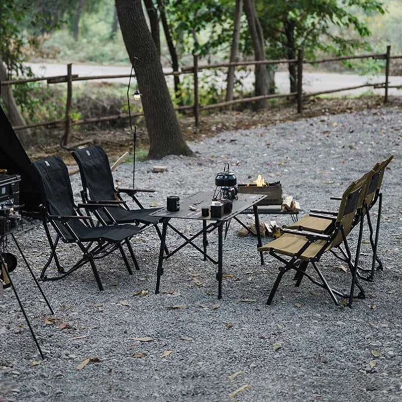 Fauteuil pliant ShineTrip en tissu Oxford et cadre aluminium pour pêche et camping confortable