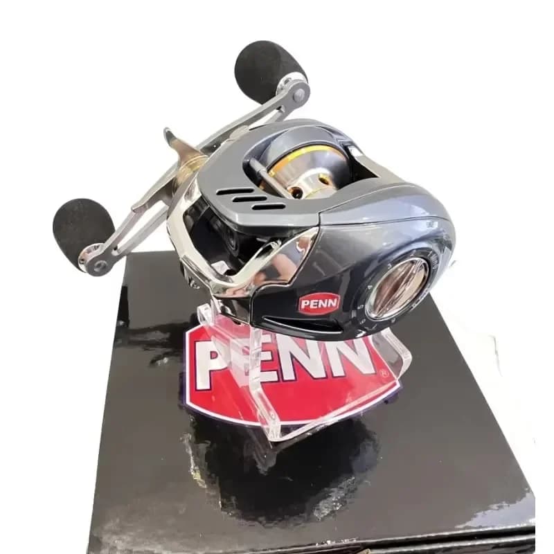 Moulinet baitcast PENN 18+1 roulements frein 15kg ratio 7.2:1 pour pêche sportive mer et gros poissons