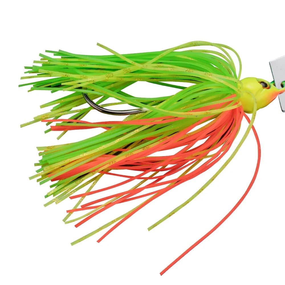 Leurre de pêche spinnerbait chatterbait avec lame dansante, leurre vibrant de 7g à 21g pour carnassiers