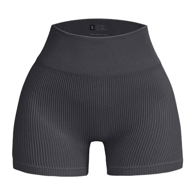 Legging de yoga femme haute taille effet gainant - Texture côtelée et coupe ajustée pour le sport