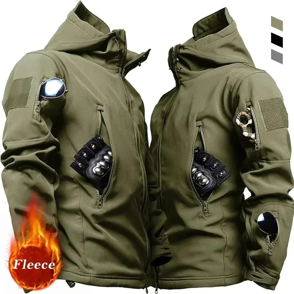 Veste tactique homme pêche requin douce waterproof combat bomber pêche militaire outdoor