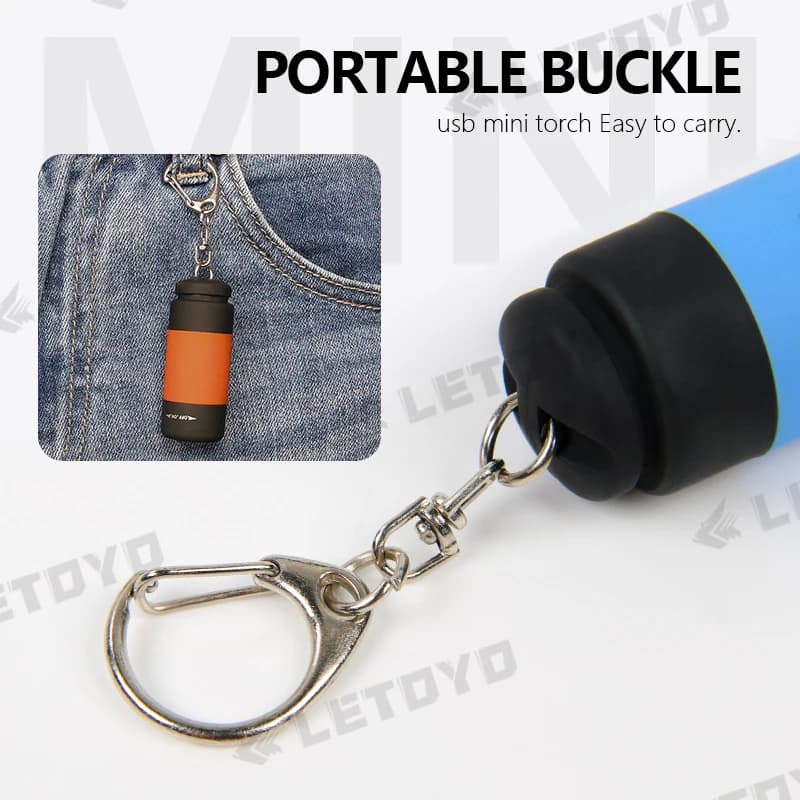 Lampe UV portable rechargeable étanche LETOYO pour pêche au calmar et leurres métalliques