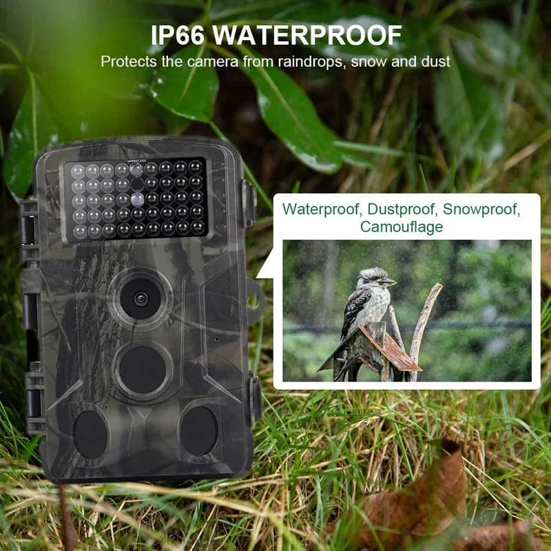 Caméra de chasse extérieure 20MP 1080P étanche surveillance faune vision nocturne piège animalier