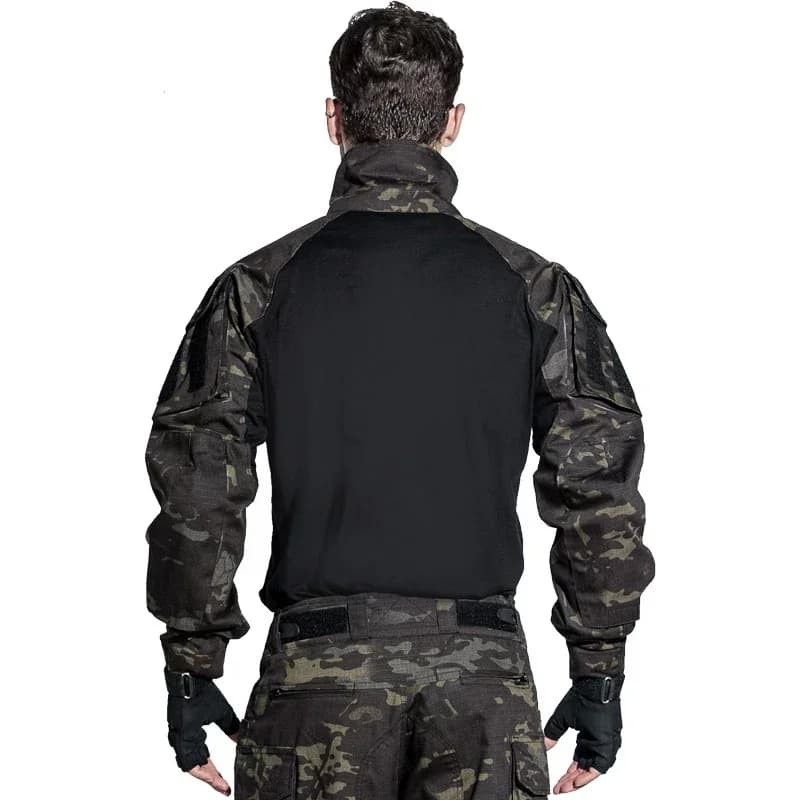 Chemise randonnée G3 tactique chasse uniforme sport style camouflage bleu ghille dessus pêche leurre