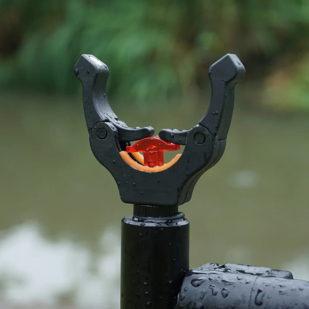Support de canne Hirisi avec poignée caoutchouc pour alarmes de pêche et barres buzz - Accessoire AC170