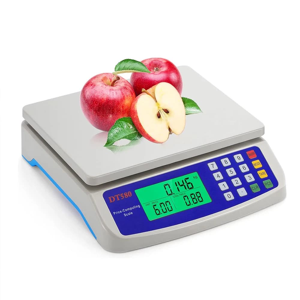 Balance numérique cuisine 30KG précision 1G - Plateforme rechargeable pour aliments et pêche