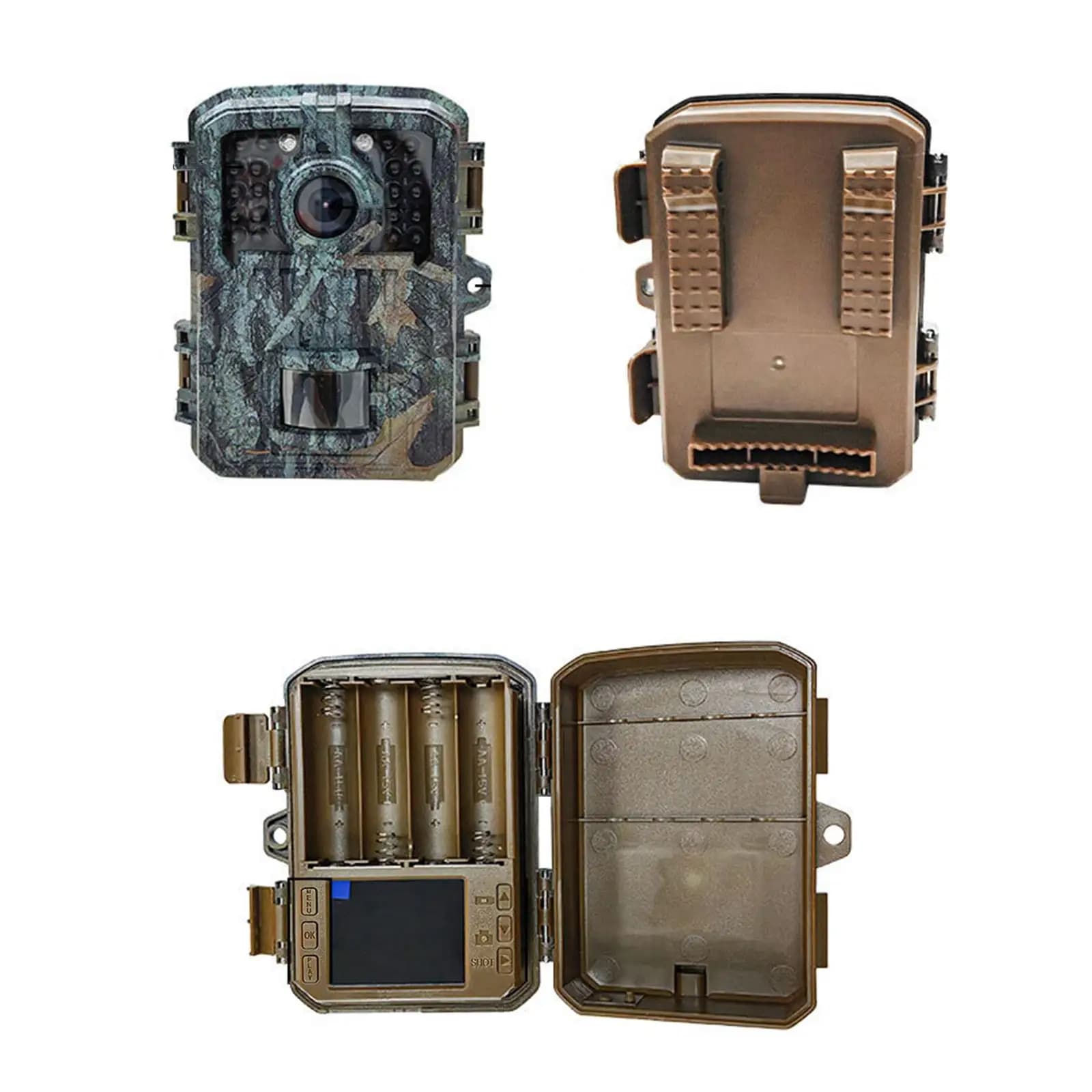 Caméra de chasse 4G extérieure étanche écran 2 pouces pour tracking faune camping et pêche
