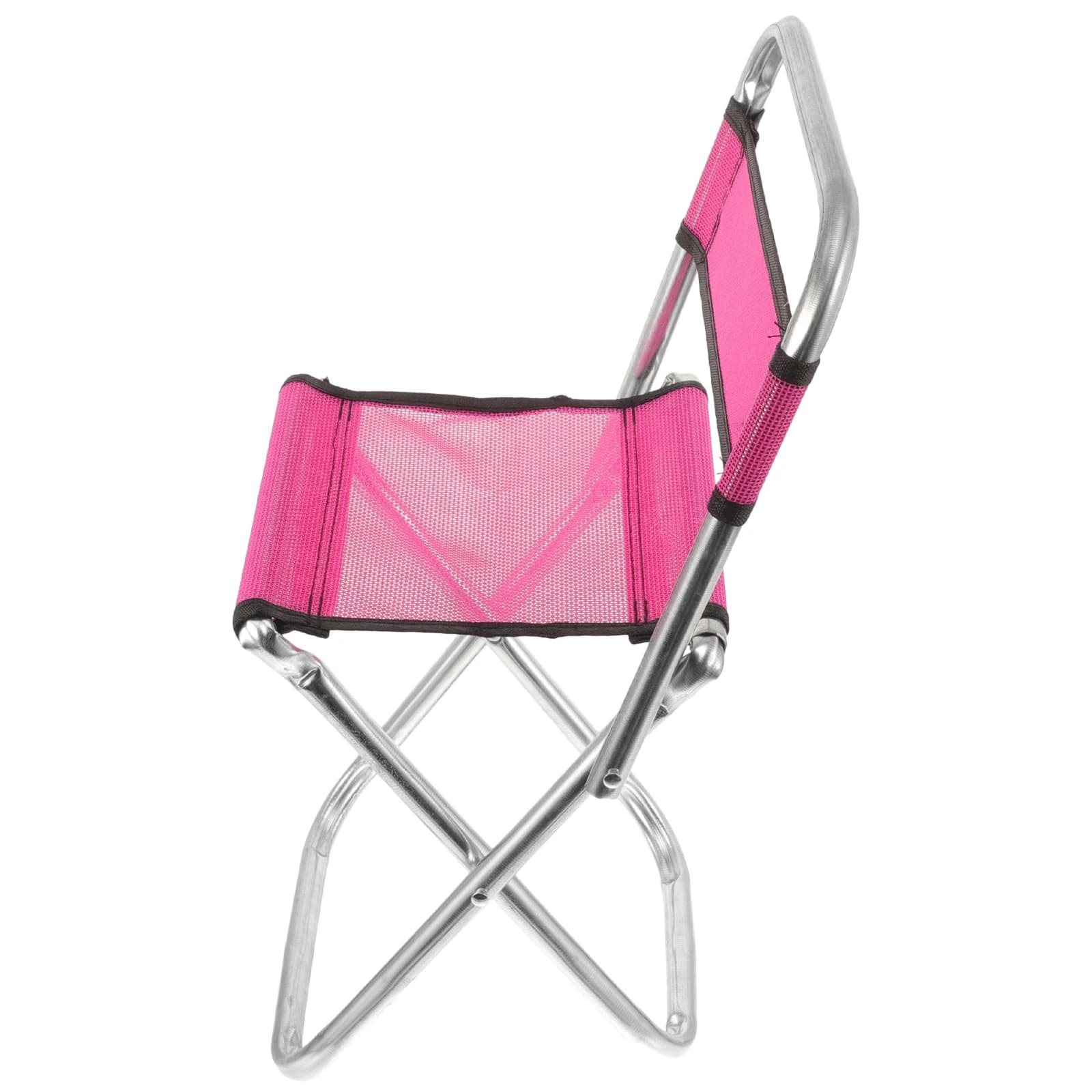 Chaise pliante outdoor pour pêche camping voyage légère portable design compact cadre métal mesh
