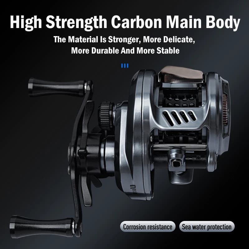 Moulinet Baitcasting Leydun Usopp 125g Ultraléger 7.6:1 4.5kg Drag Pêche Précise Leurres