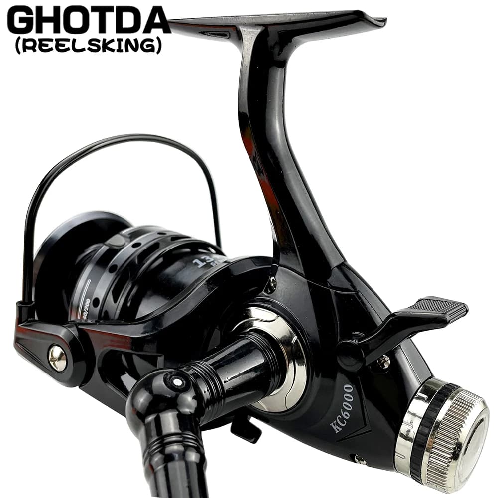 Moulinet de pêche spinning sans gapless métal eau douce et mer grande drague 8KG main gauche droite