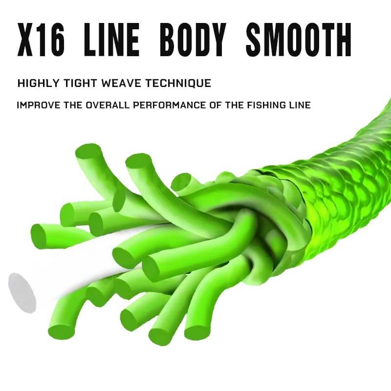 Ligne de pêche YGK Ultra X16 300m 500m multifilament PE résistante et durable
