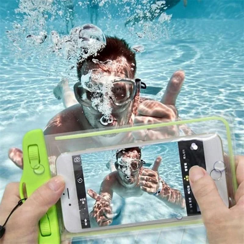 Pochette étanche téléphone 6 pouces plongée natation - Protection waterproof sports nautiques plage ski piscine