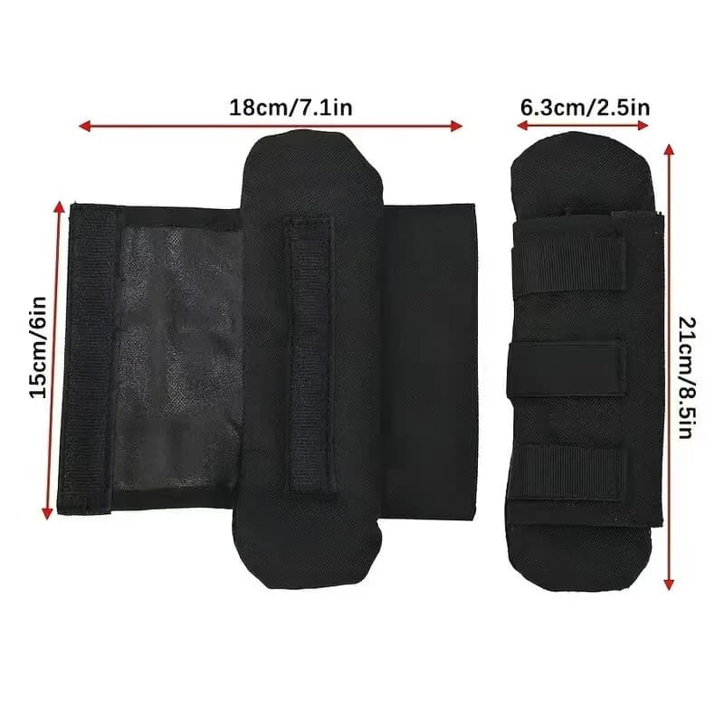 Coussinets confort épaule 2PC pour sac pêche - Compatible FCPC JPC, mesh nylon respirant