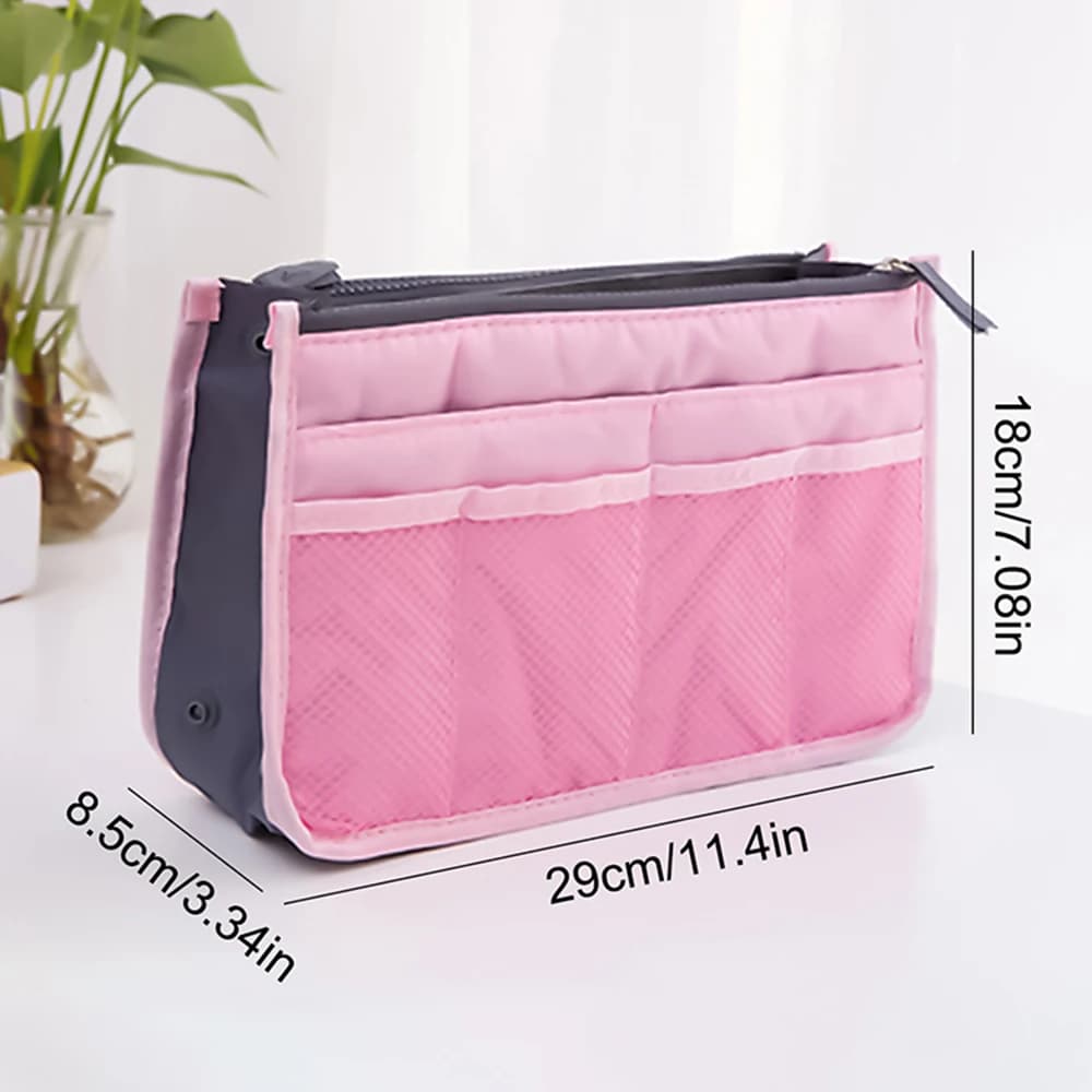 Organisateur cosmétiques pêche femme rangement accessoires pêche toilette voyage quotidien sac insert