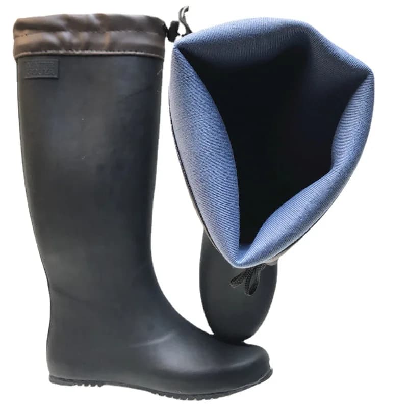 Bottes pliantes souples hautes légères étanches pêche wading chaussures eau hommes adultes extérieur
