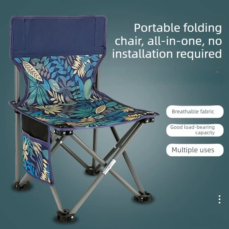 Chaise pliante grande taille pêche camping - Siège durable léger pour pique-nique et loisirs