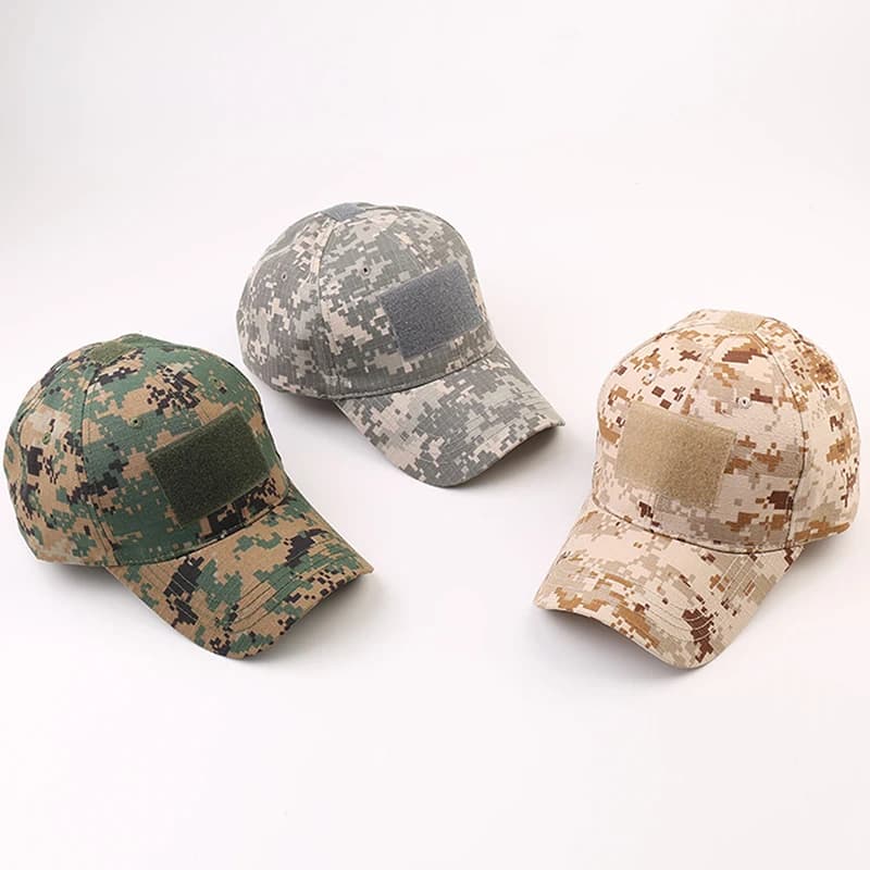 Casquette camouflage ajustable pêche chasse vélo respirable unisexe protection soleil outdoor