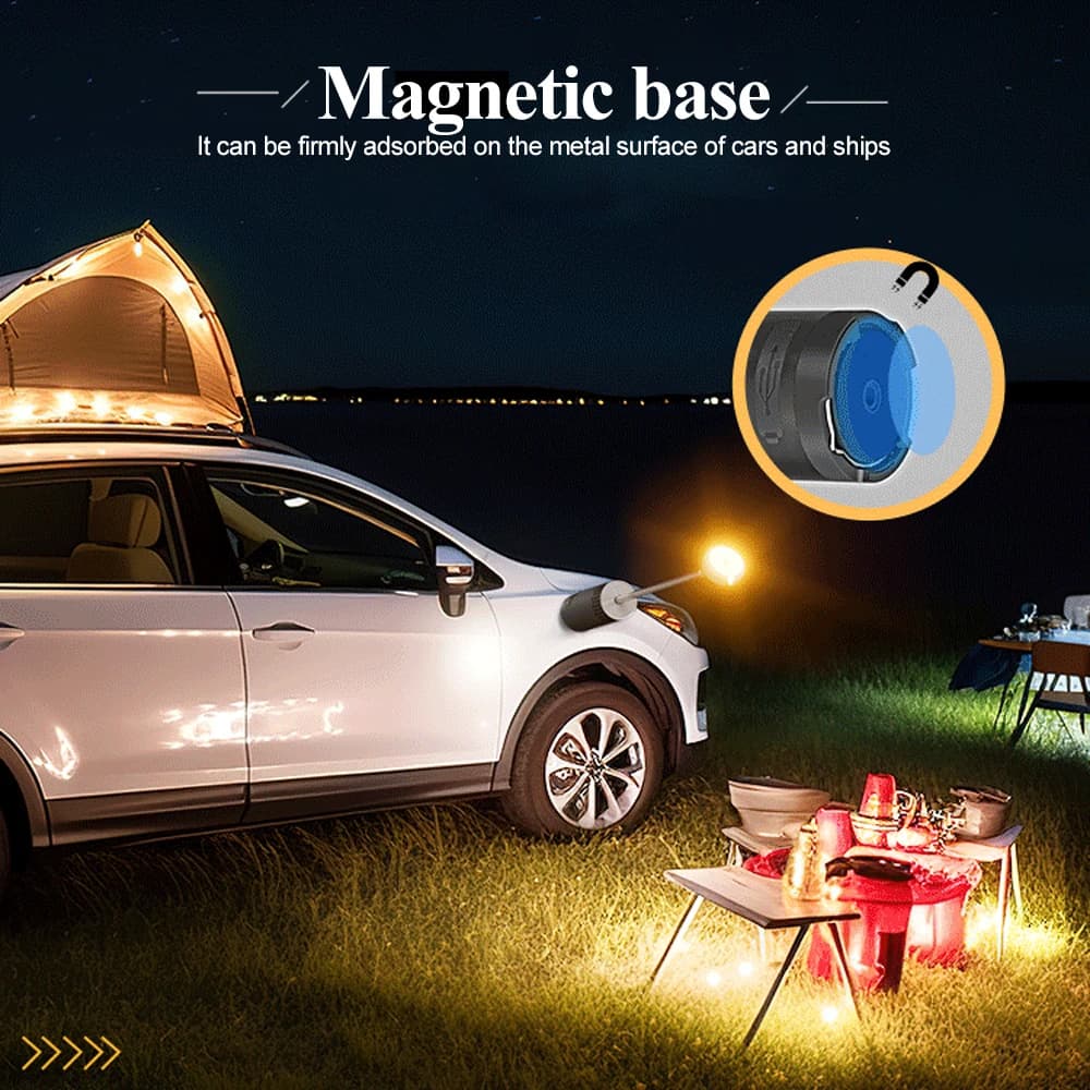 Lanterne de camping LED rechargeable 10000mAh détachable avec support portable pêche randonnée