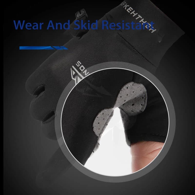 Gants doigts légers été pêche sport conduite vélo - Soie glacée tactile anti-dérapant hommes femmes